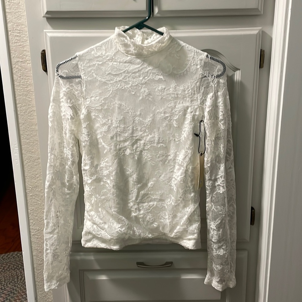 Nightcap clothing. Lace turtleneck